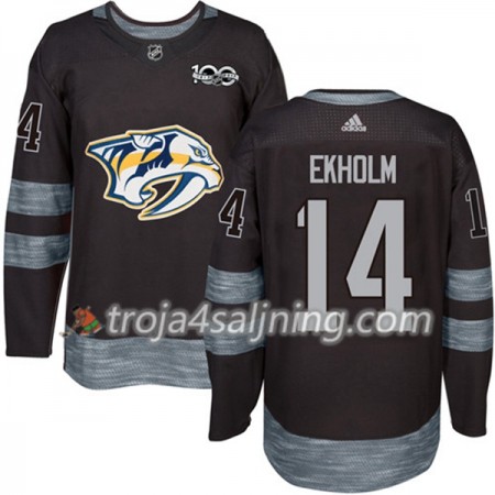 Nashville Predators tröja Mattias Ekholm 14 1917-2017 100th Anniversary Adidas Svart Authentic - NHL Tröjor Herr Nashville Predators tröja Mattias Ekholm 14 1917-2017 100th Anniversary Adidas Svart Authentic - NHL Tröjor Herr
